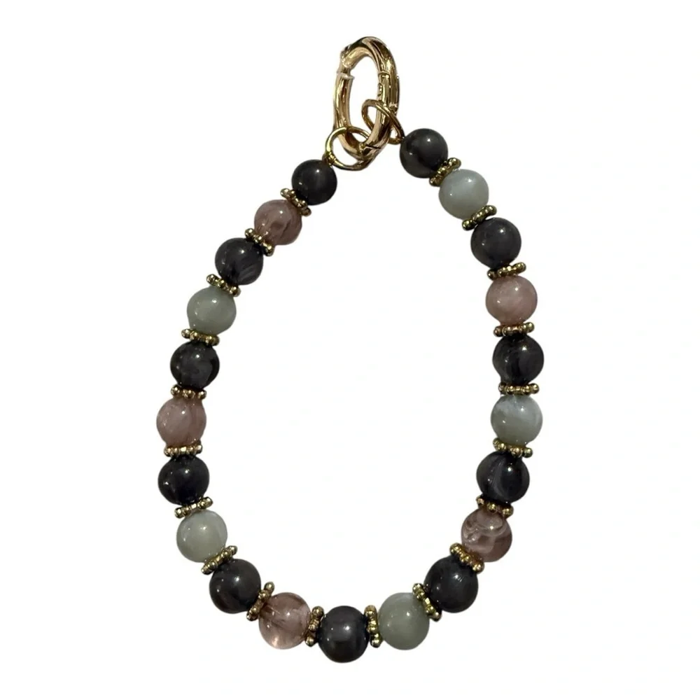 Save The Girls Clip & Go Beaded Wristlet Strap